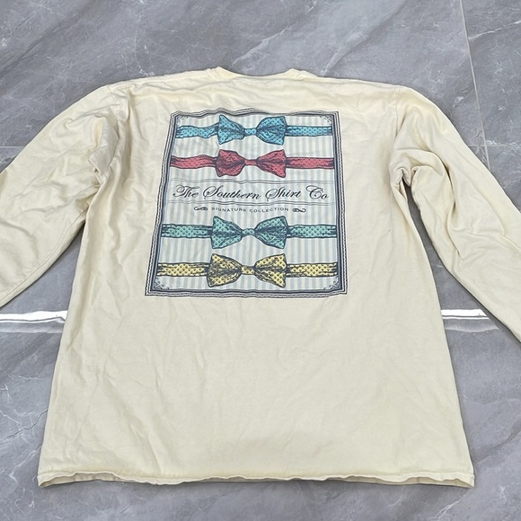 Women's The Southern Shirt Company Comfort Colors Long Sleeve Shirt With Bowties - Picture 11 of 15